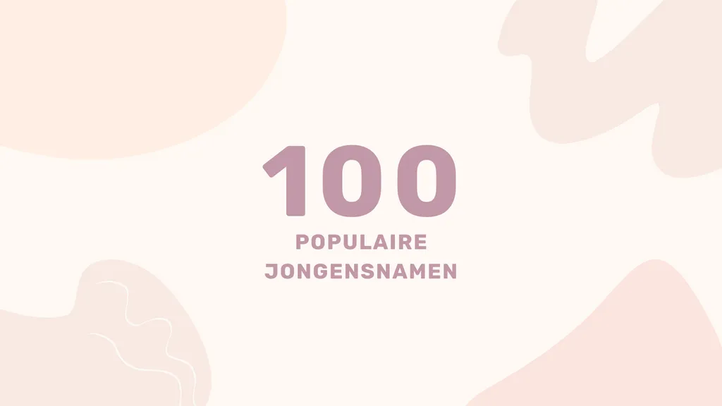 100 Populaire Jongensnamen