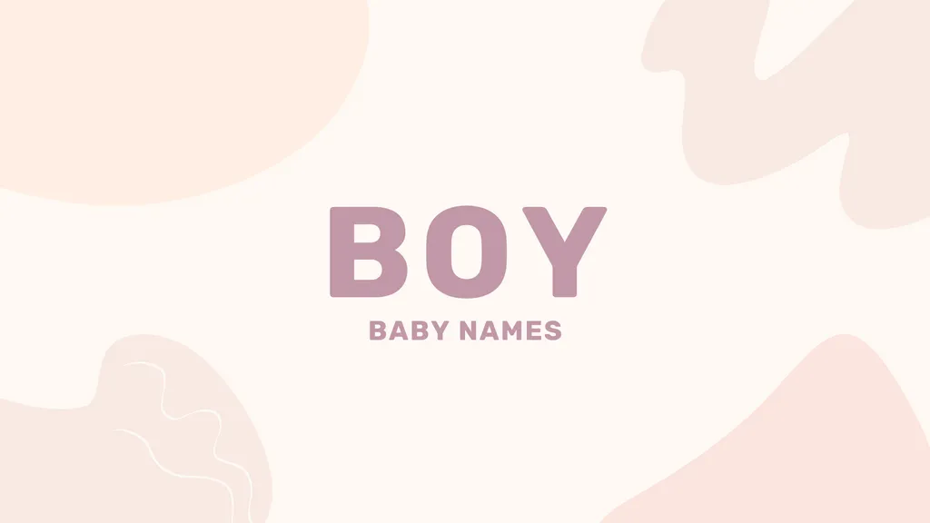 100 Popular Baby Boy Names