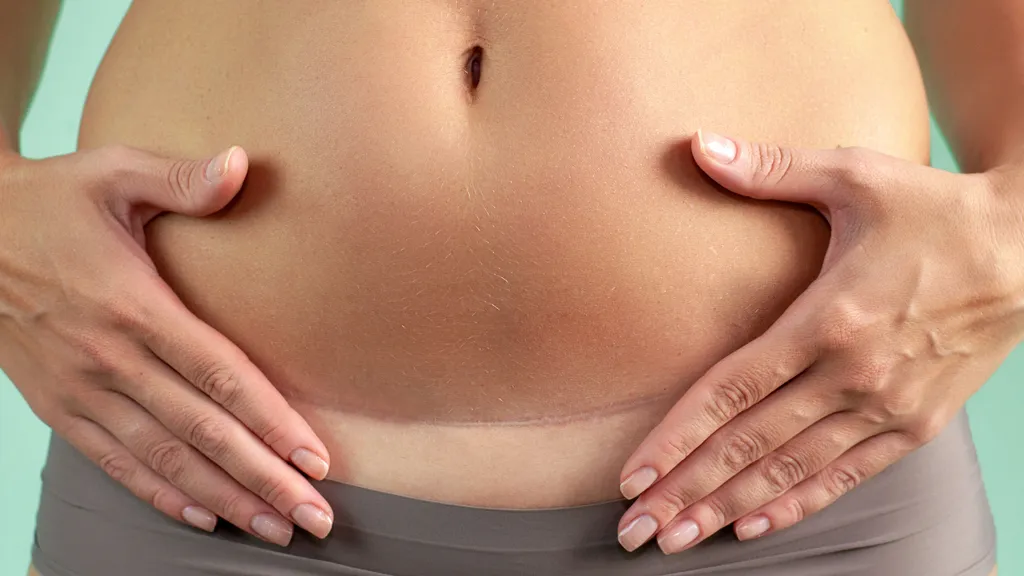 Massage de la cicatrice après césarienne : Comment le faire !
