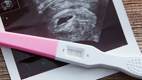 Pregnancy test shows the way